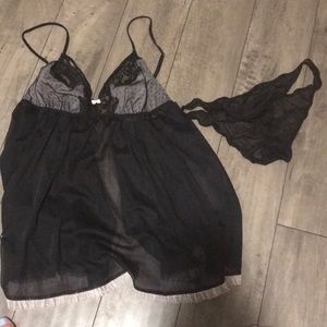 Shear Victoria’s Secret Babydoll nightgown set